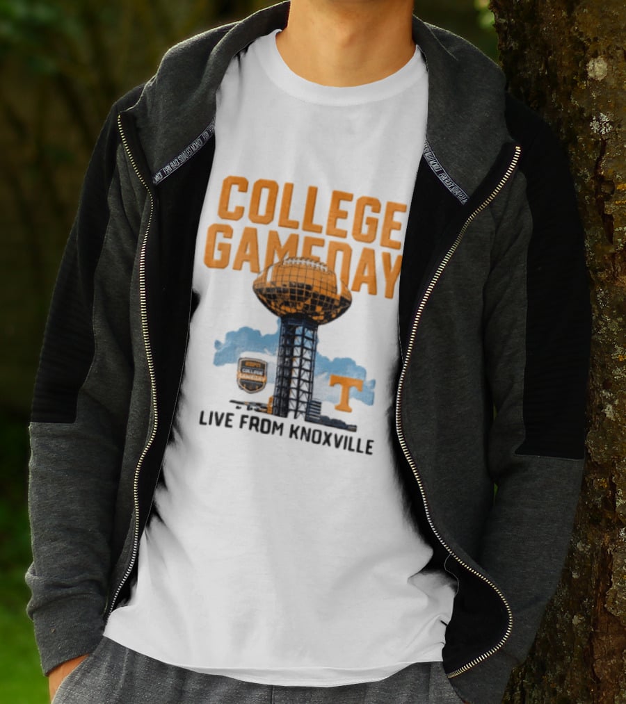 Tennessee Volunteers College Gameday Live From Knoxville Football T-Shirt