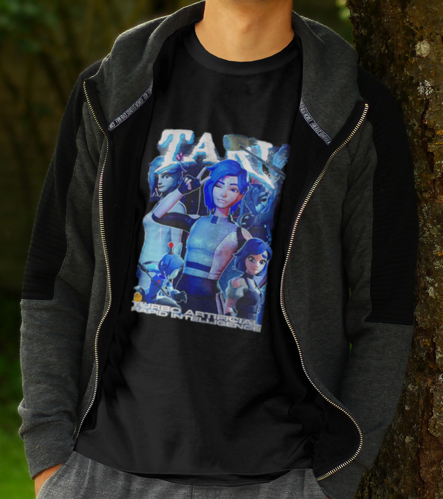 Tari Turbo Artificial Rapid Intelligence Character Montage T-Shirt