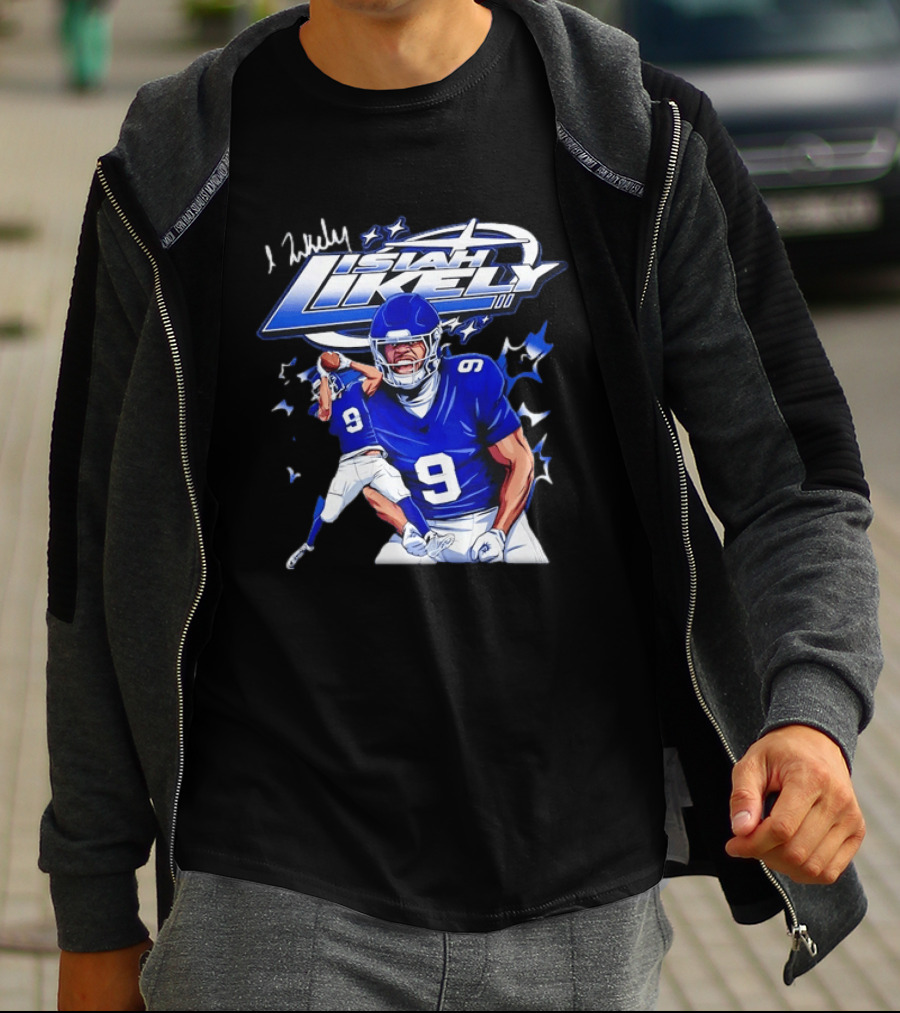 Isiah Likely Baltimore Ravens Number 9 Football T-Shirt
