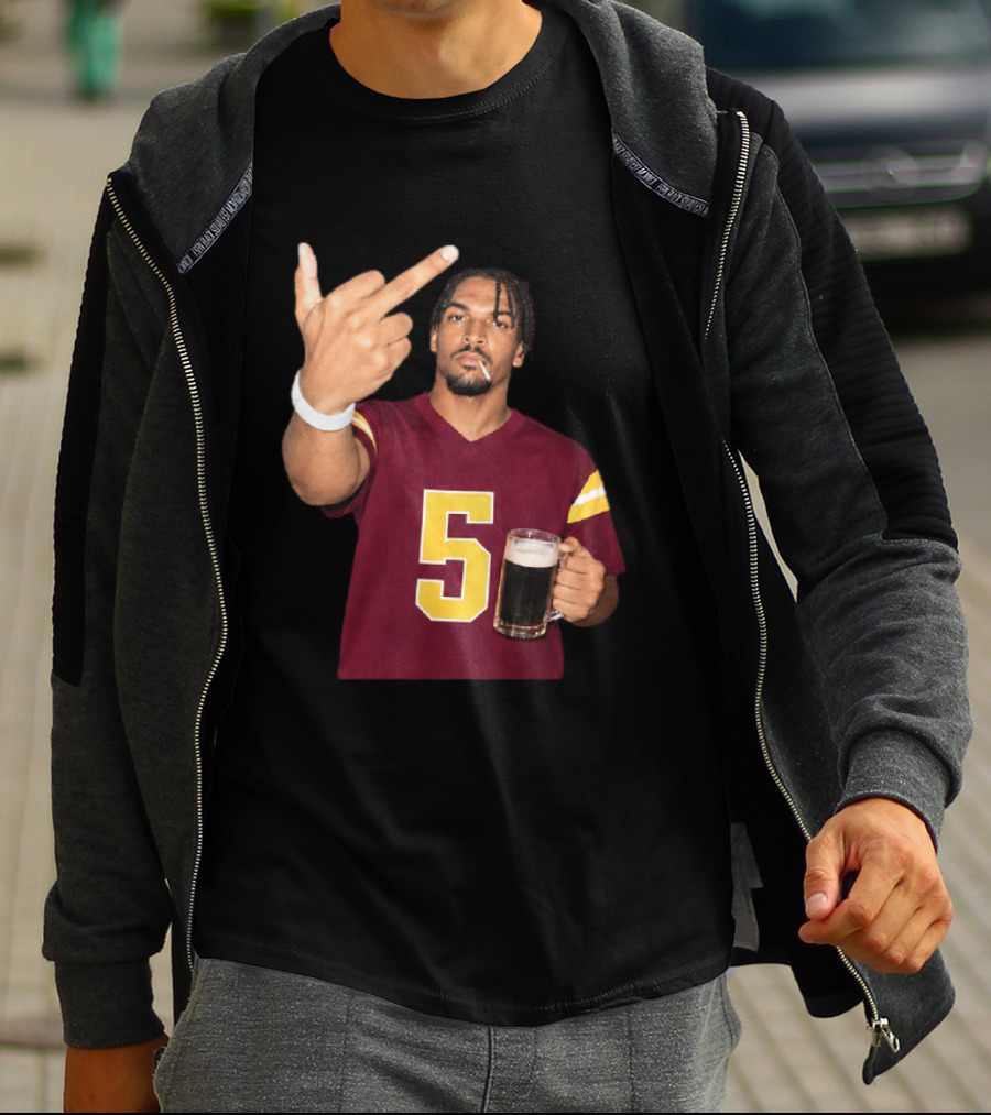 Jayden Daniels Middle Finger T-Shirt