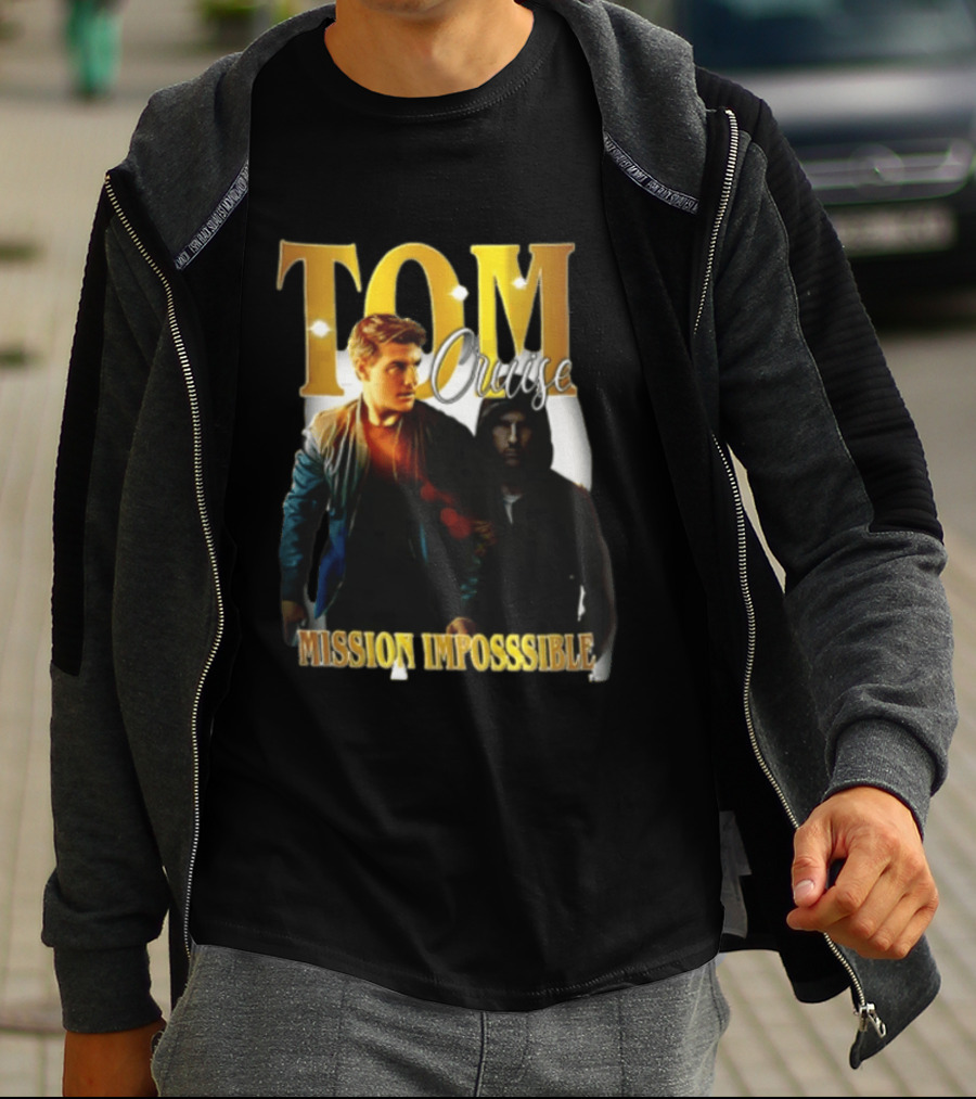 Tom Cruise Mission Impossible Two Men Standing Wearing Jackets T-Shirt