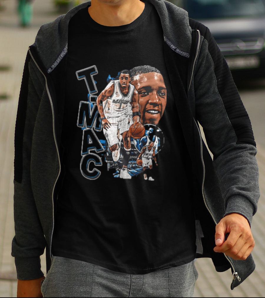 Tracy McGrady MAC Orlando Magic NBA Basketball Player 2 Sided T-Shirt