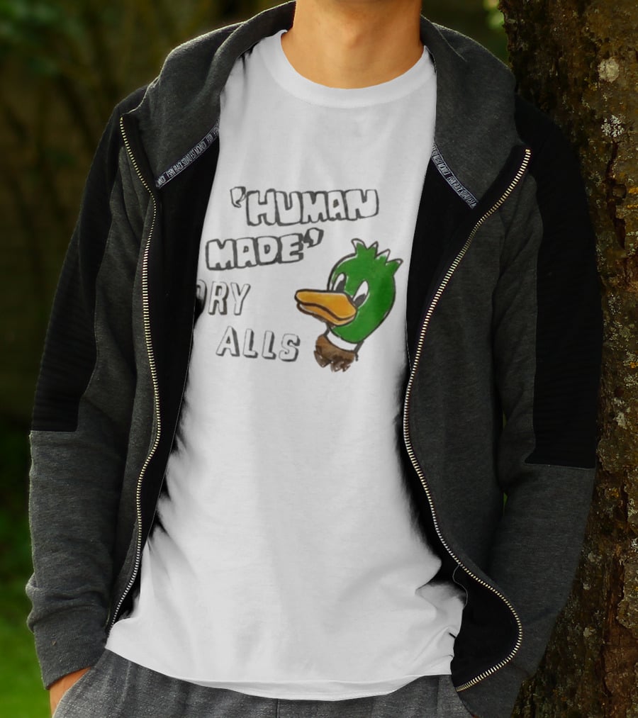 J Hope Human Made Dry Alls Green Mallard Duck T-Shirt