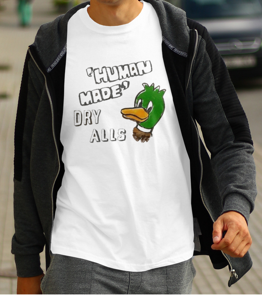 J Hope Human Made Dry Alls Green Mallard Duck T-Shirt