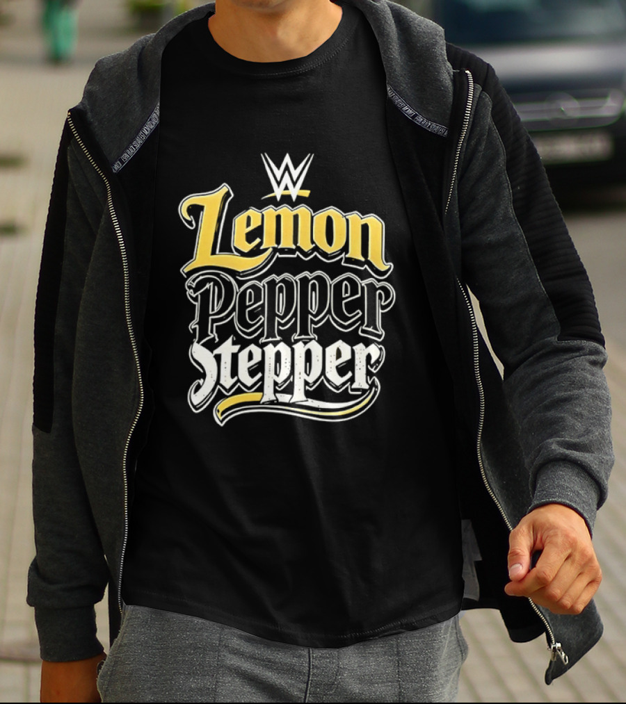 WWE Lemon Pepper Stepper Wrestling Merchandise T-Shirt