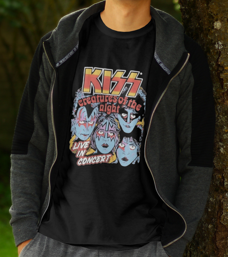 KISS Creatures Of The Night Live In Concert Face T-Shirt