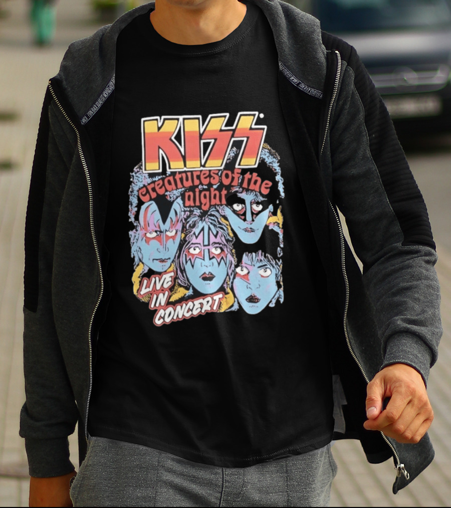 KISS Creatures Of The Night Live In Concert Face T-Shirt