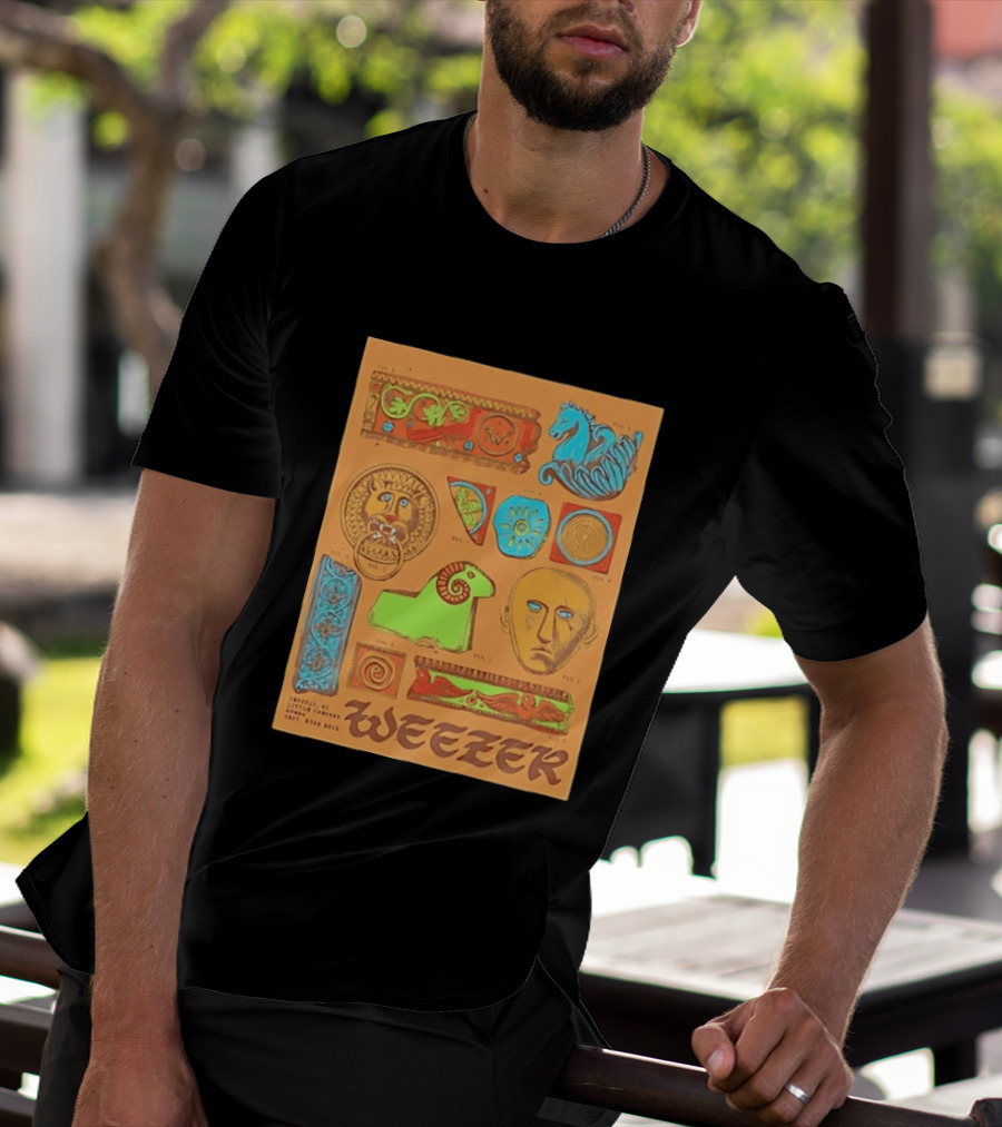 Weezer Detroit Little Caesars Arena September 27 2024 T-Shirt