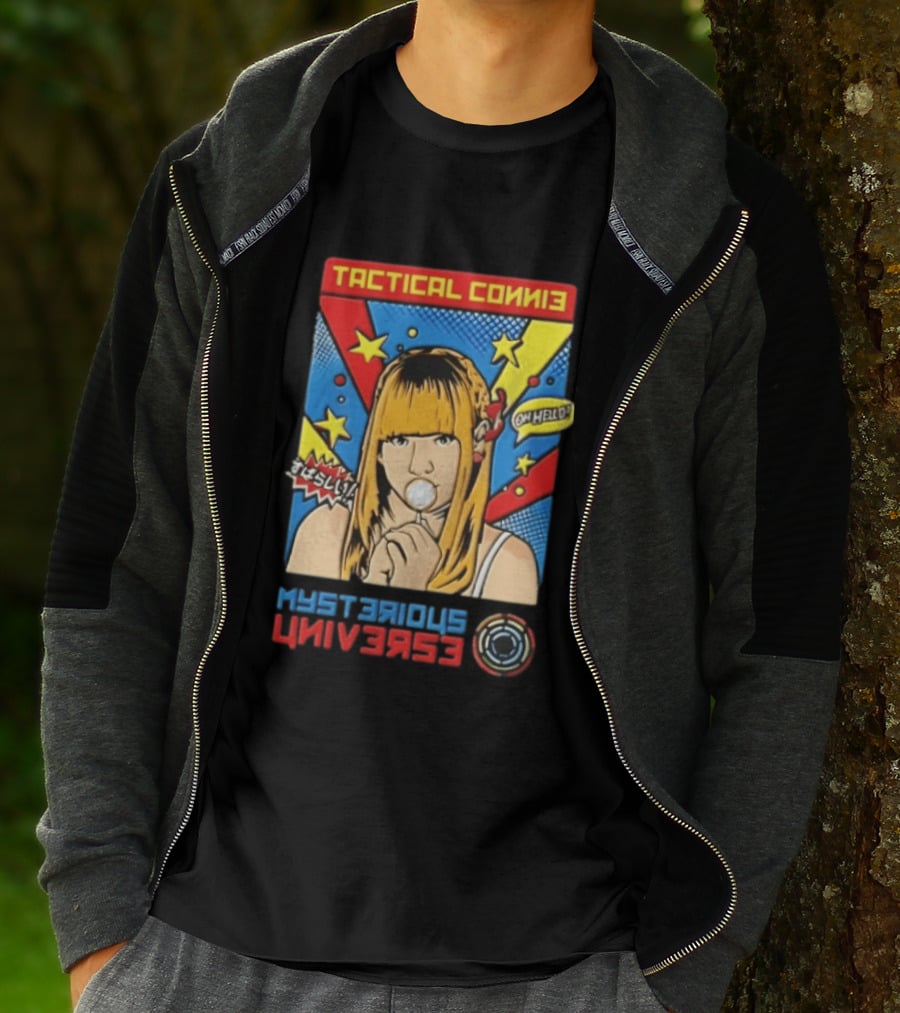 Tactical Connie Mysterious Universe Pop Art Comic T-Shirt