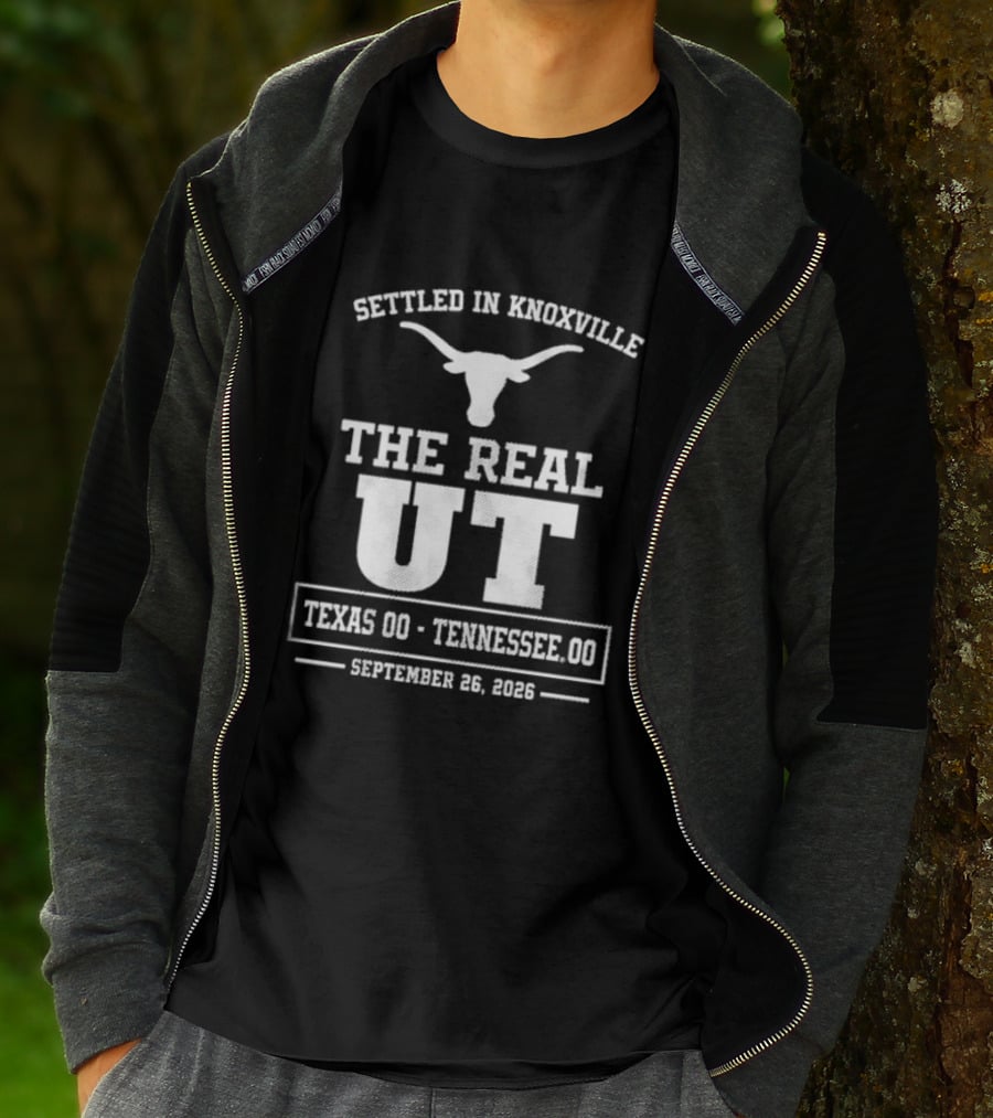 Settled In Knoxville Texas Vs Tennessee Football The Real UT September 16 2023 T-Shirt