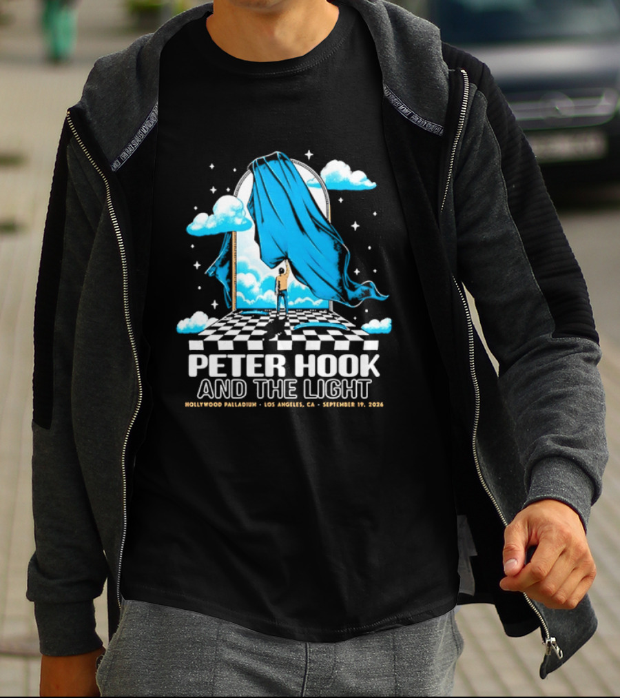 Peter Hook And The Light Live Concert Hollywood Palladium Los Angeles September 19 2026 T-Shirt