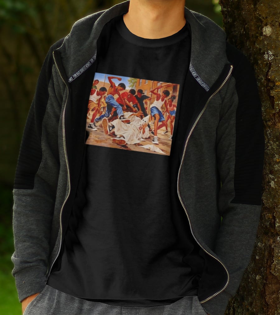 Group Of Youth Confronting A Klansman Social Justice T-Shirt