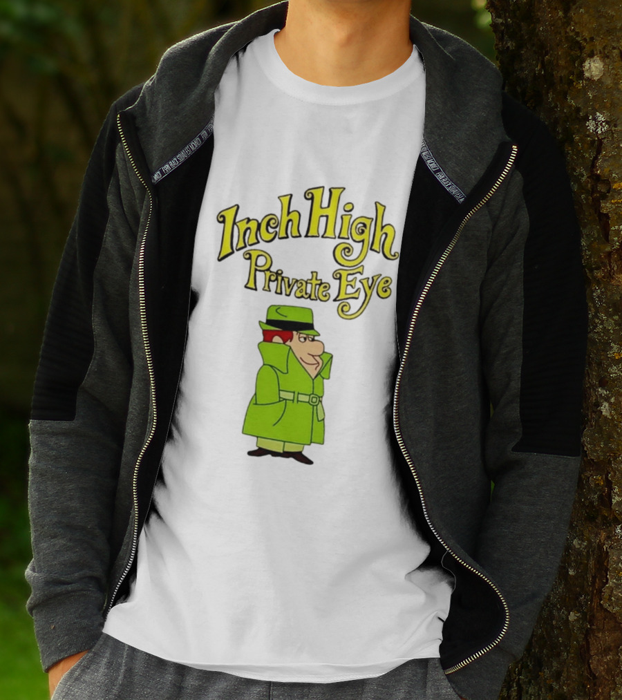 Inch High Private Eye Detective Cartoon Character 1970s Nostalgia T-Shirt