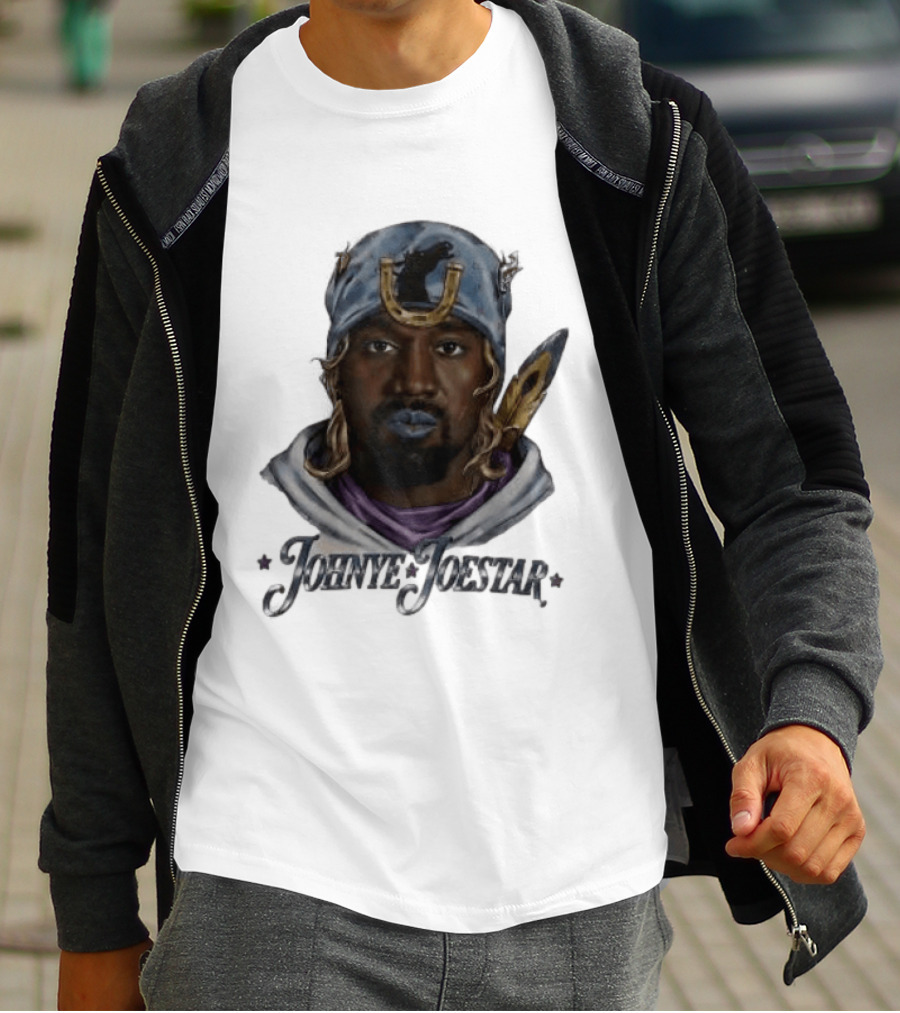 JOHN YE JOESTAR Anime Crossover Character Mashup T-Shirt
