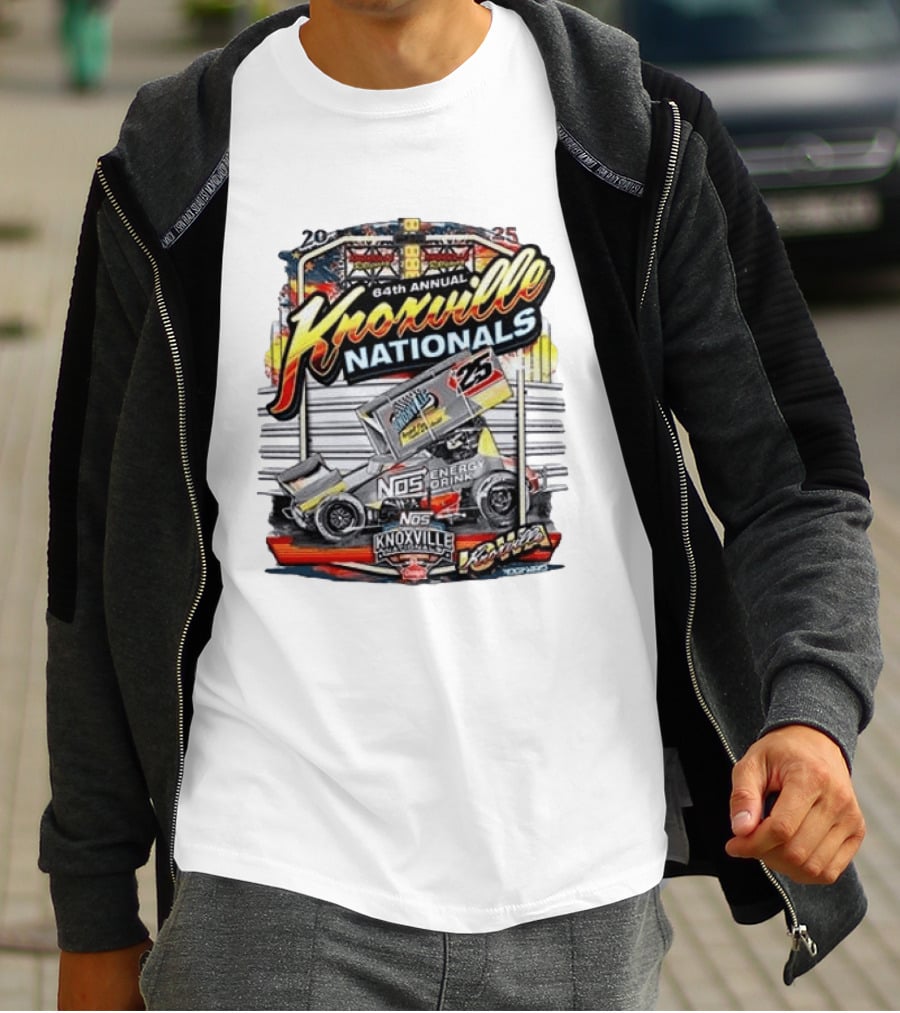 64th Annual Knoxville Nationals 25 NOS Energy Drink Sprint Car Racing Event T-Shirt