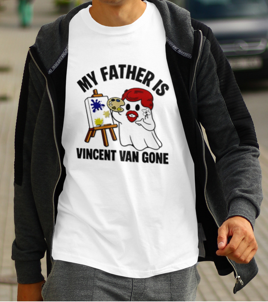 My Father Is Vincent Van Gone Ghost Palette Halloween T-Shirt