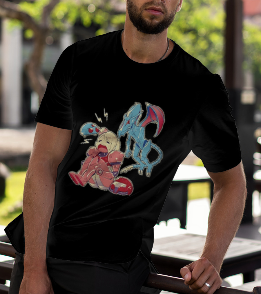 Samus Aran Metroid Bonk Cute Ridley And Chibi T-Shirt