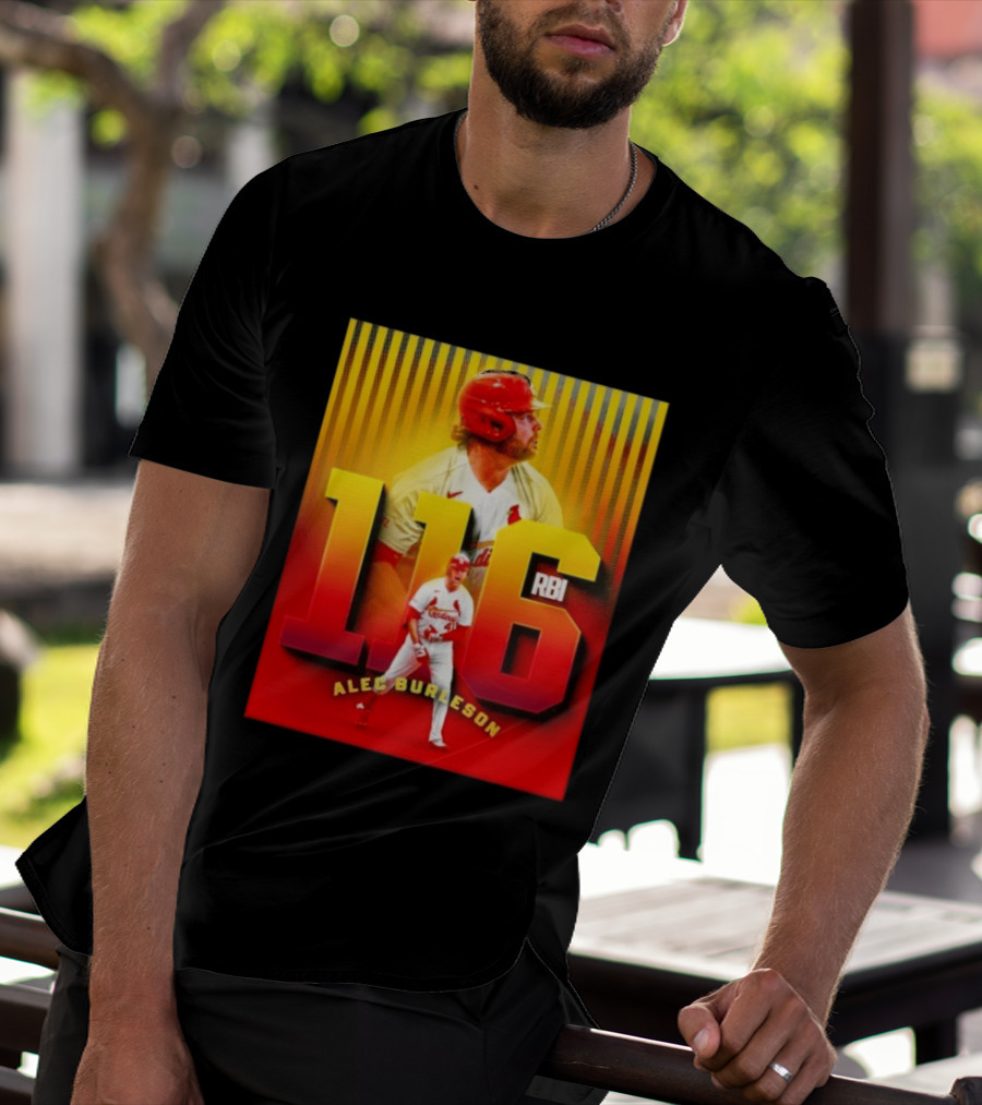 Alec Burleson 116 RBI St Louis Cardinals Baseball Highlights T-Shirt