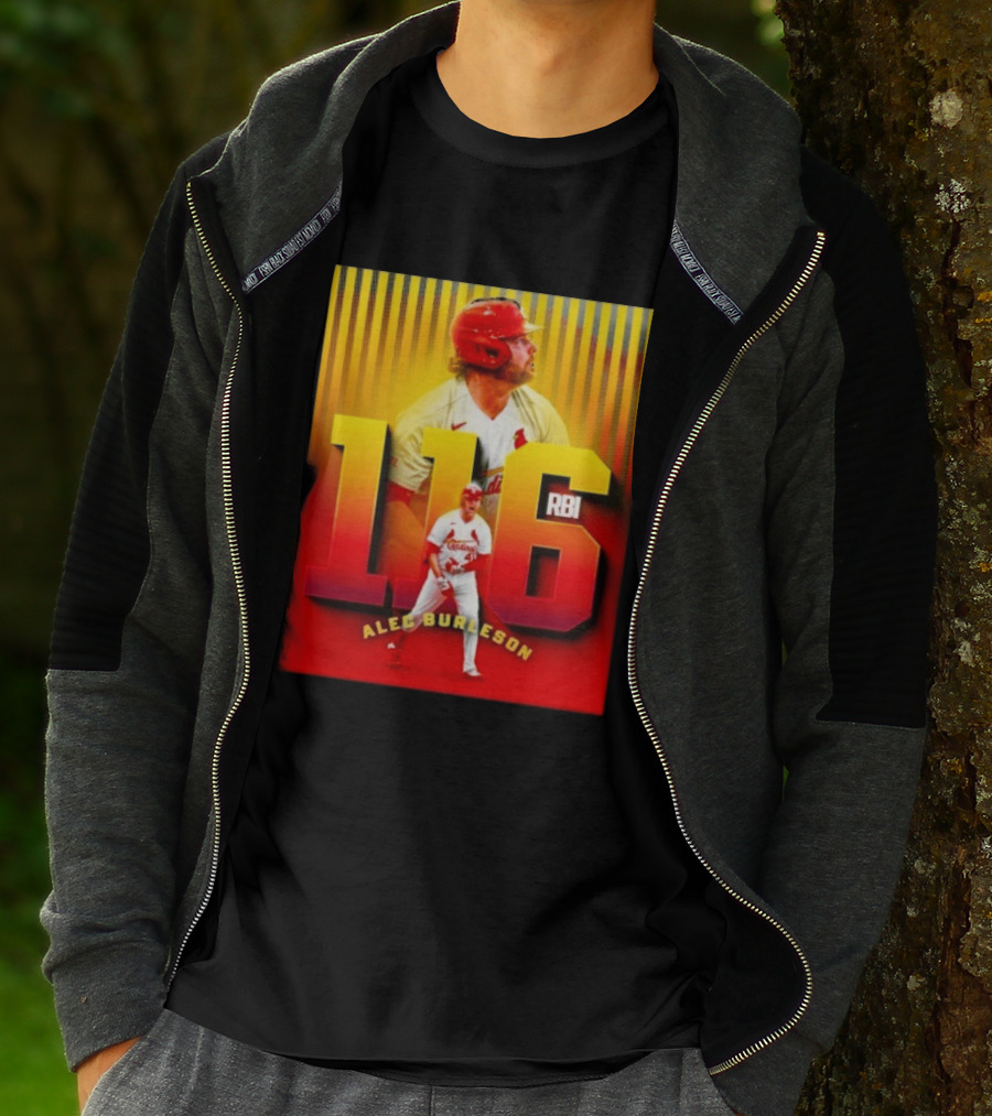 Alec Burleson 116 RBI St Louis Cardinals Baseball Highlights T-Shirt