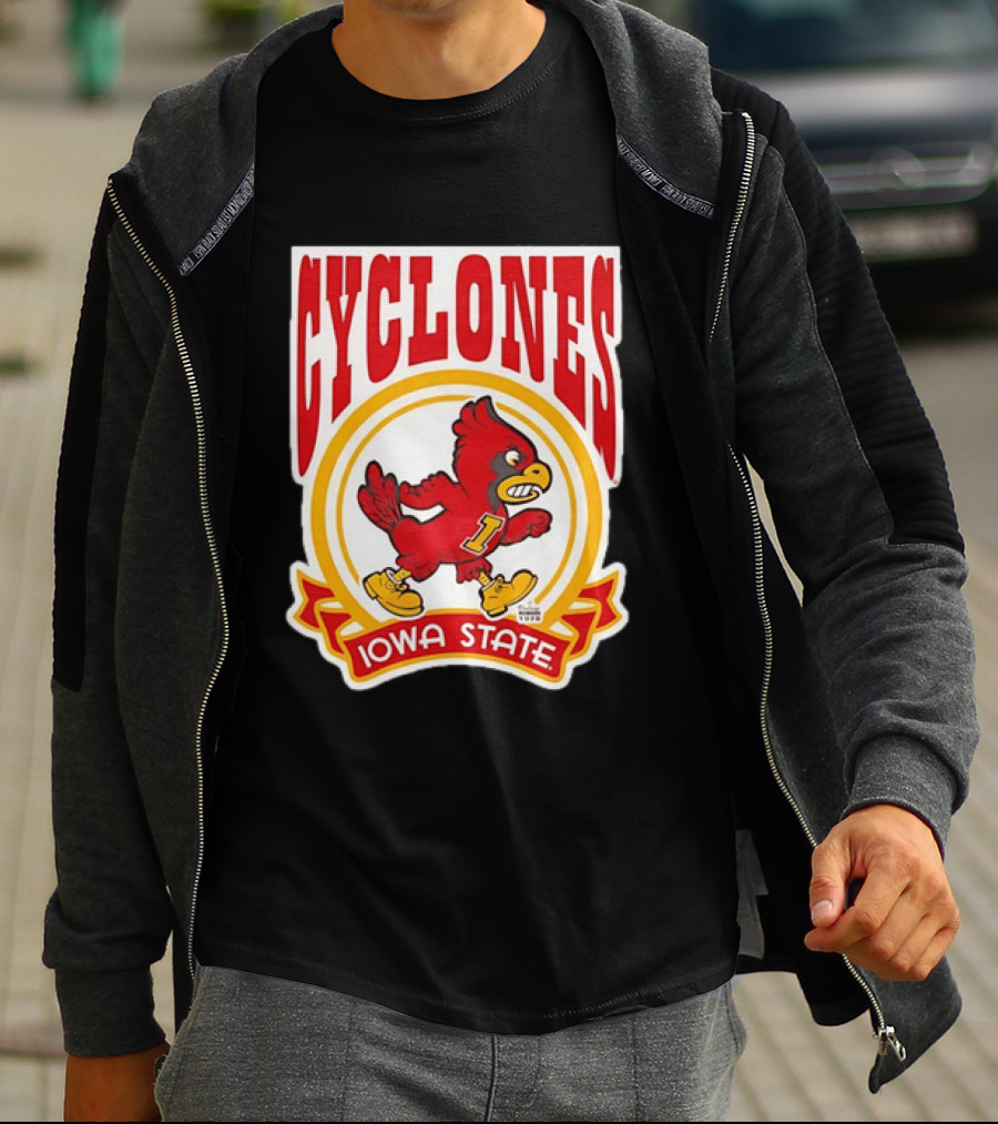 Iowa State Cyclones NCAA 1978 Mascot Bird T-Shirt