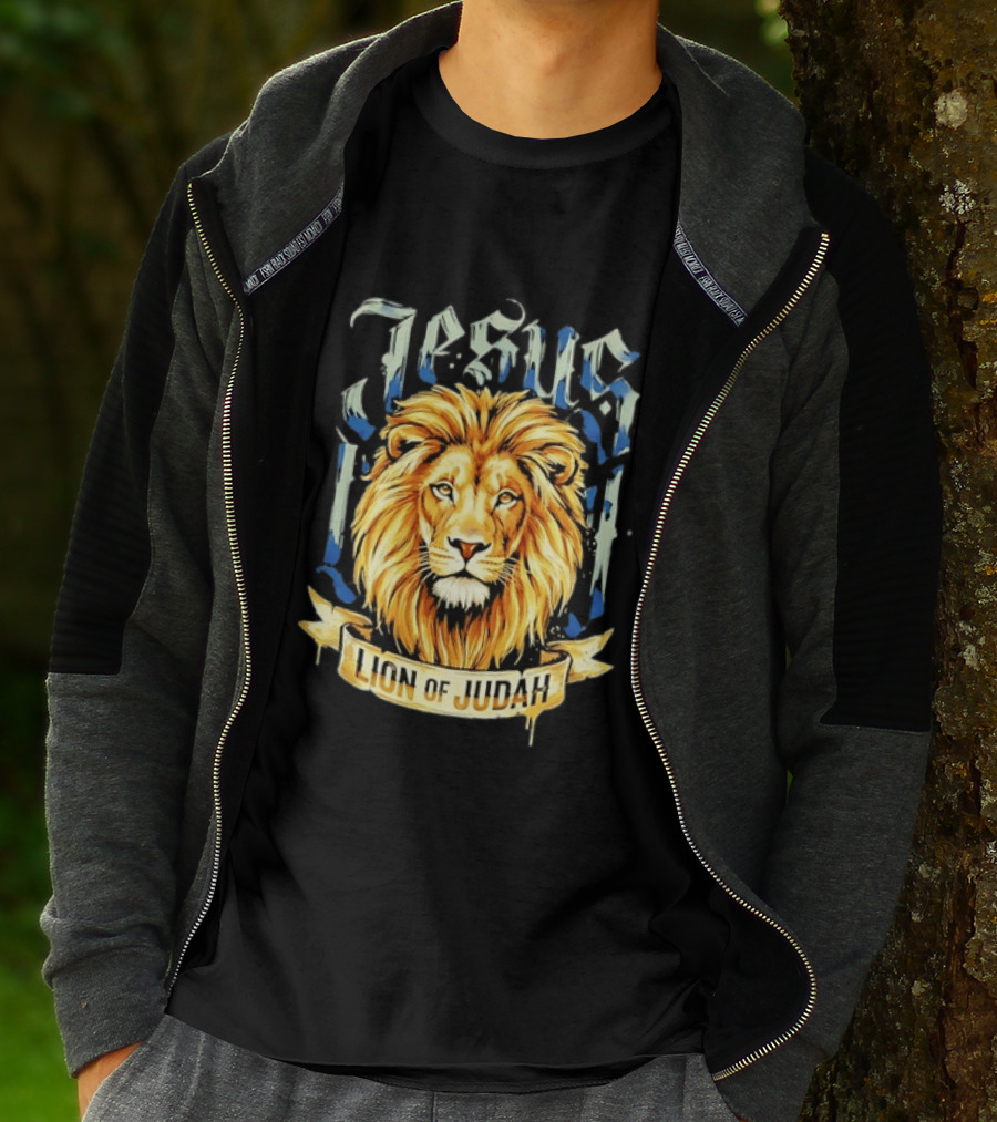 Jesus Lion Of Judah Christian Religious Symbol Powerful T-Shirt