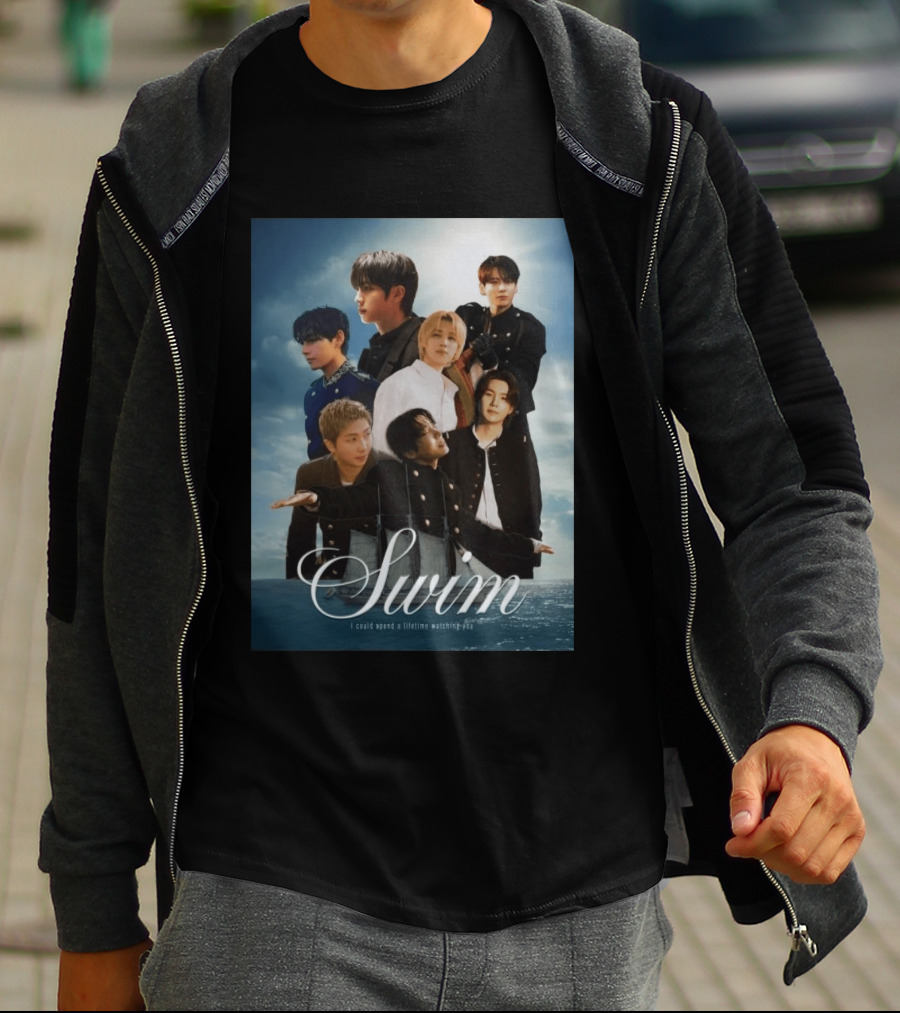 BTS Swim Song Of The Year VMAs Image With 'I Could Spend A Lifetime Ing You T-Shirt