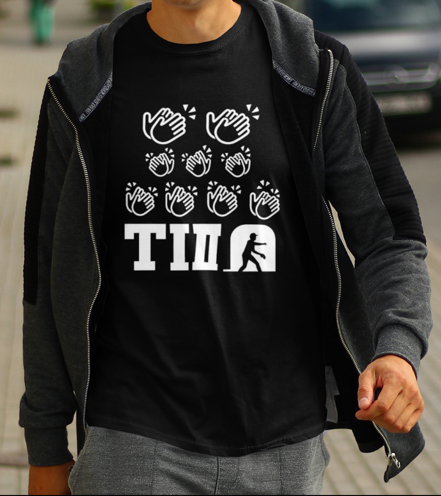 TII Clap Hands Baseball Pitcher T-Shirt