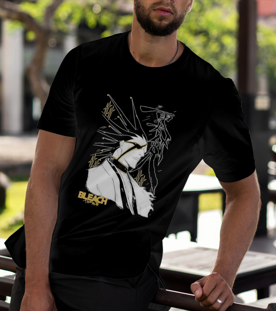 Kenpachi Zaraki Bleach Thousand Year Blood War Fan Art Character Sketch T-Shirt