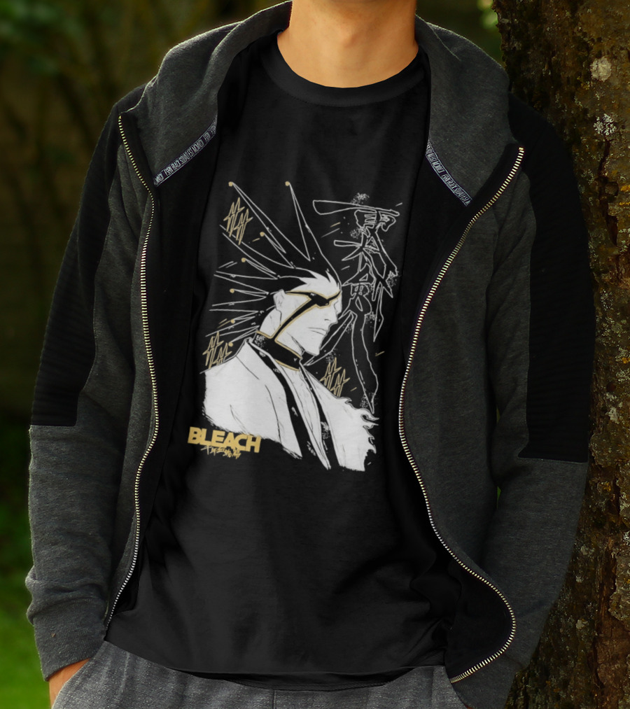 Kenpachi Zaraki Bleach Thousand Year Blood War Fan Art Character Sketch T-Shirt