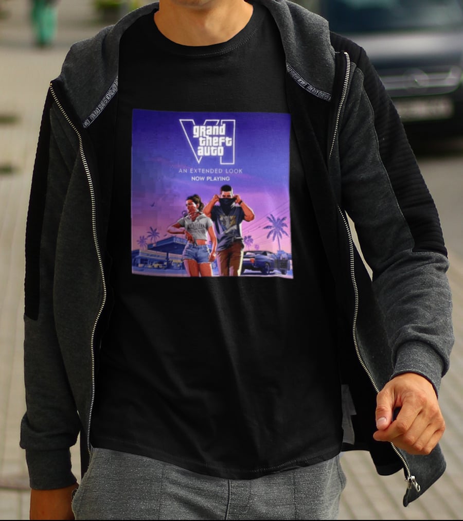 Grand Theft Auto VI Lucia Jason An Extended Look Now Playing T-Shirt