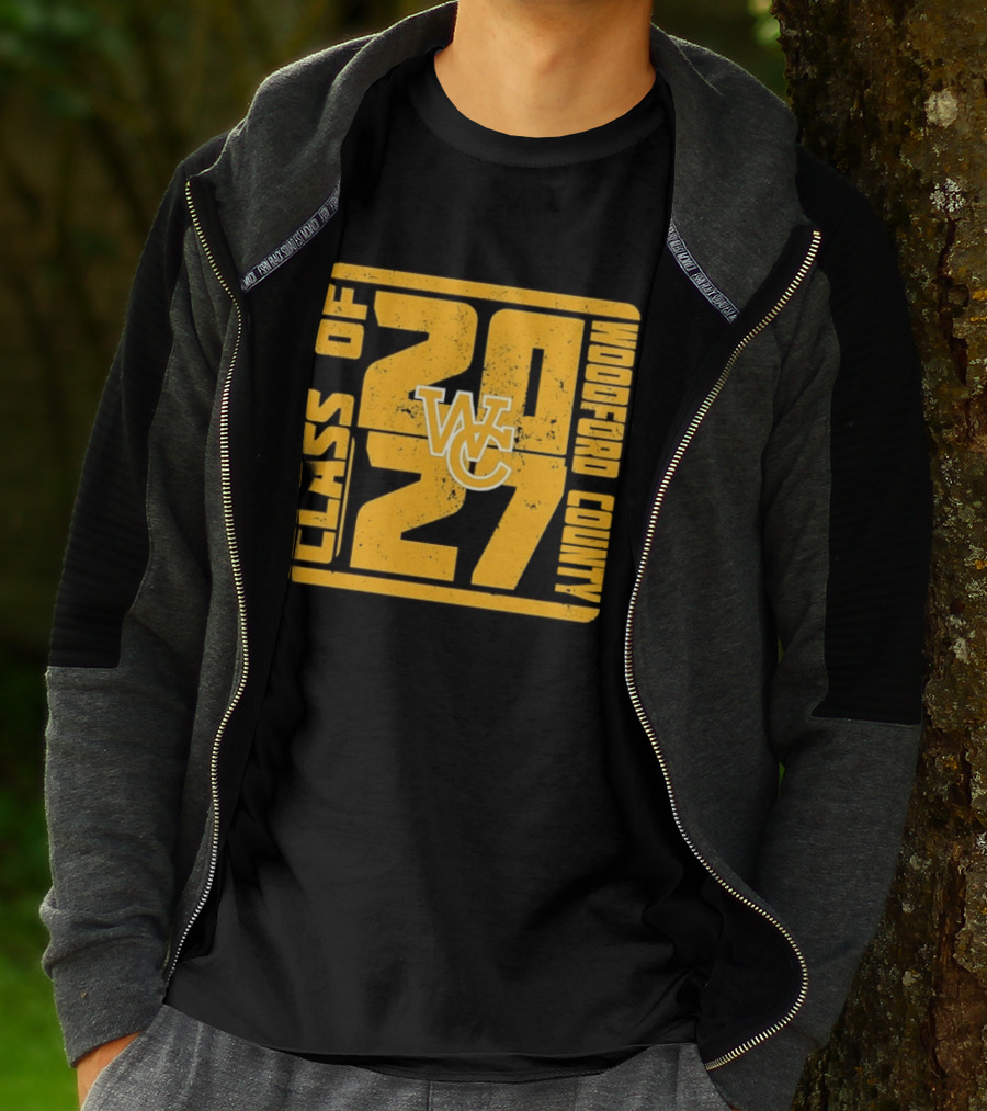 Distressed WC Class Of 2027 Woodford County T-Shirt
