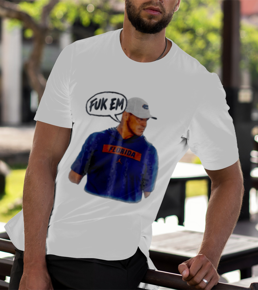 FLORIDA Coach Billy Napier Fuk Em Speech Bubble T-Shirt
