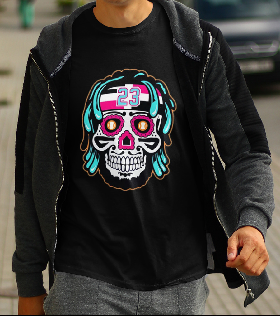 Fernando Tatis Jr. Number 23 San Diego Padres Sugar Skull T-Shirt