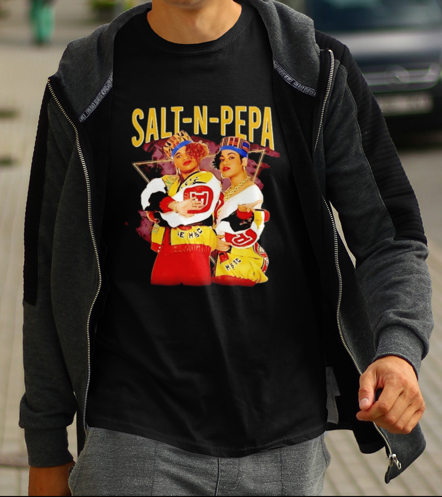 Salt N Pepa Iconic 90s Hip Hop Fashion T-Shirt