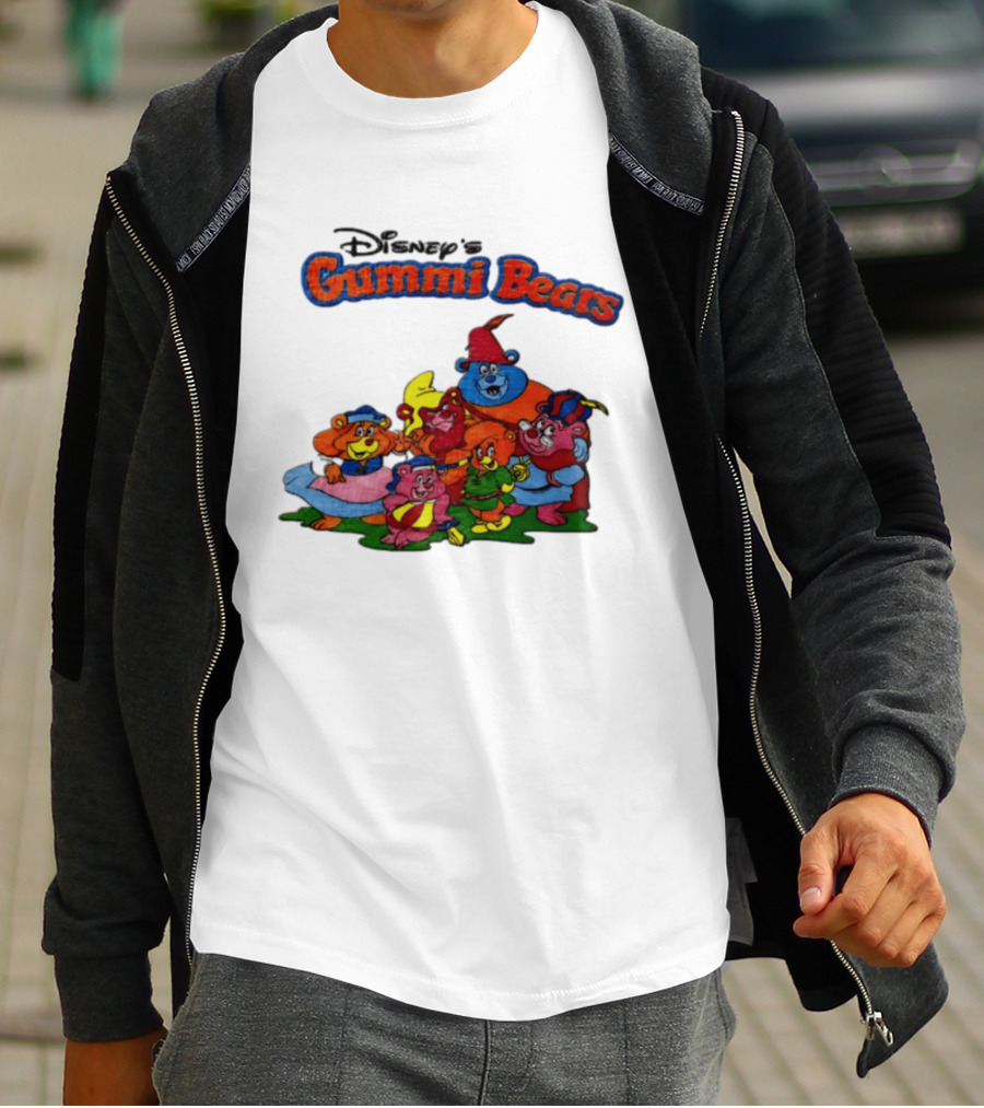 Disney's Gummi Bears 1985 Colorful Group Of Five Characters T-Shirt
