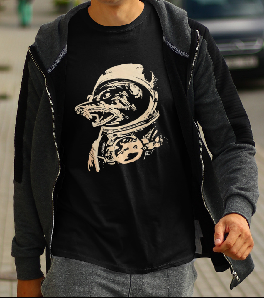 Stussy Astronaut Rat Space Streetwear T-Shirt