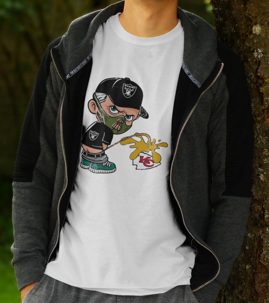 Las Vegas Raiders Fan Prank On Kansas City Chiefs Rivalry T-Shirt