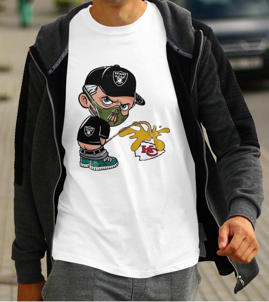 Las Vegas Raiders Fan Prank On Kansas City Chiefs Rivalry T-Shirt