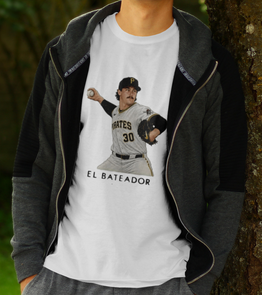 Pittsburgh Pirates Paul Skenes El Bateador Pitcher 30 MLB Baseball T-Shirt