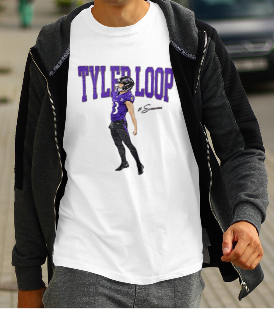 Tyler Loop Siuuuuuu Football The Ravens Player Celebration T-Shirt
