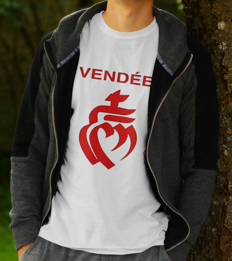 Vendée Sacred Heart Emblem France T-Shirt