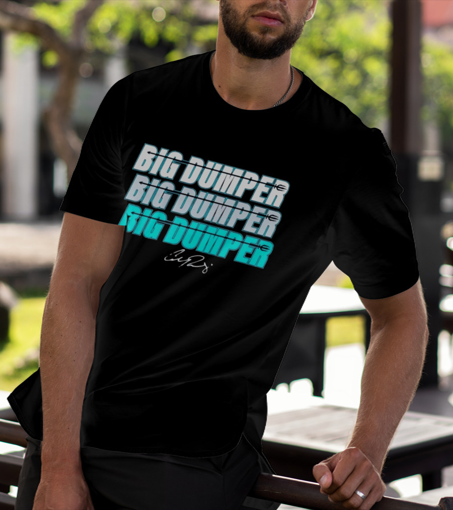 Cal Raleigh Big Dumper Seattle Mariners Baseball Signature T-Shirt