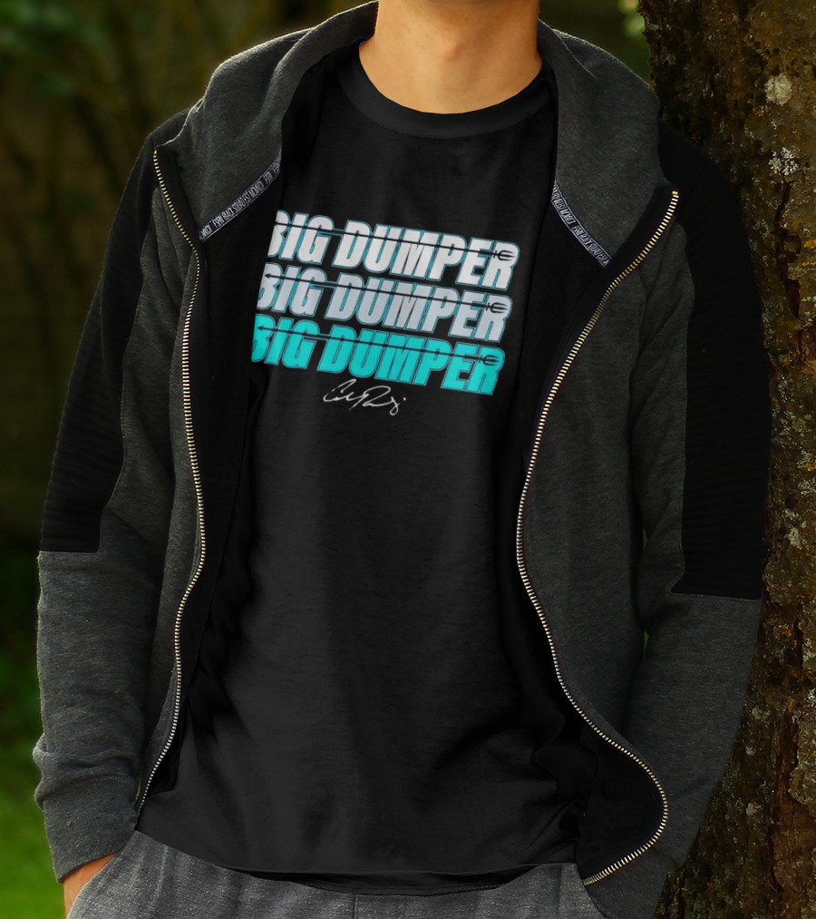 Cal Raleigh Big Dumper Seattle Mariners Baseball Signature T-Shirt