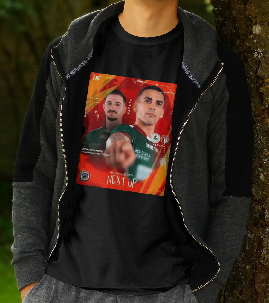 IFA Shield 2026 Mohun Bagan Super Giant Vs NorthEast United FC 29th September Mohun Bagan Ground T-Shirt