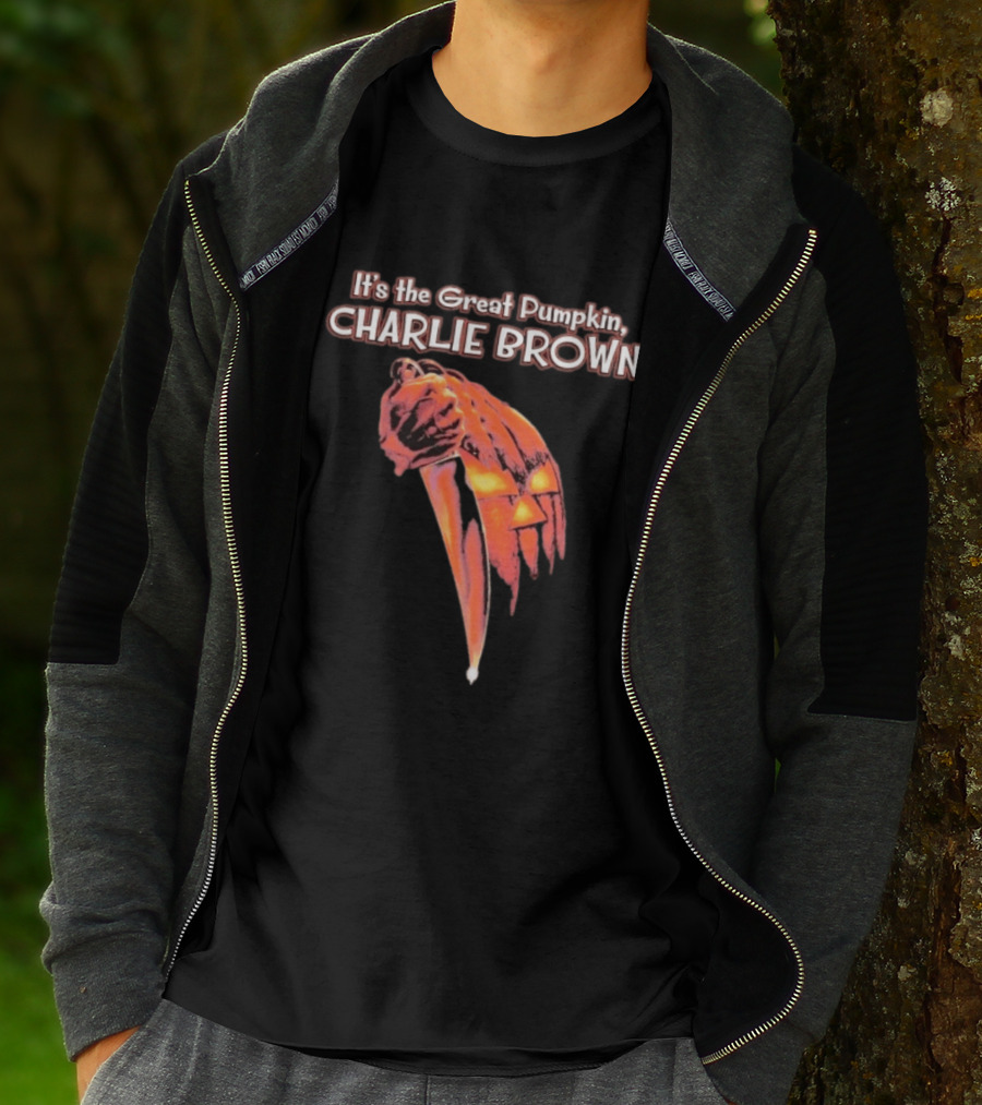 It's The Great Pumpkin Charlie Brown Horror Slasher T-Shirt