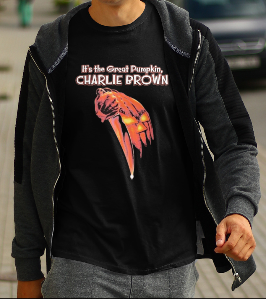 It's The Great Pumpkin Charlie Brown Horror Slasher T-Shirt