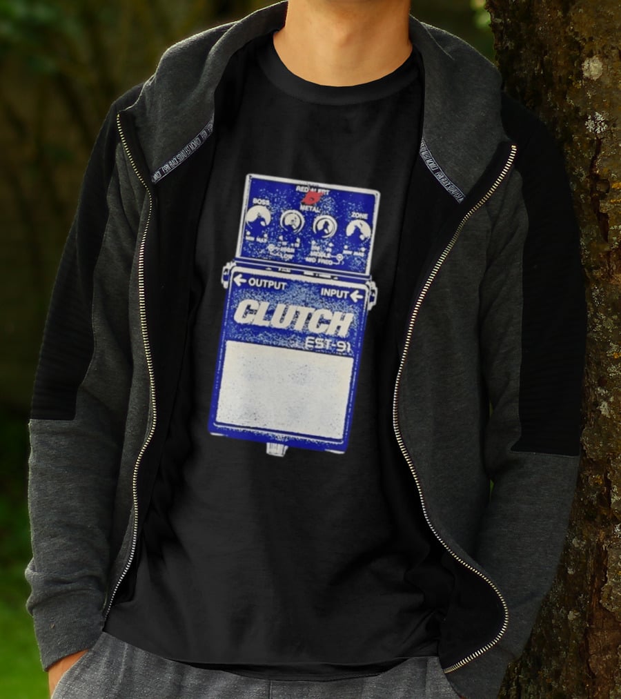 Boss Metal Zone Clutch Est 91 Rock Music Pedal T-Shirt