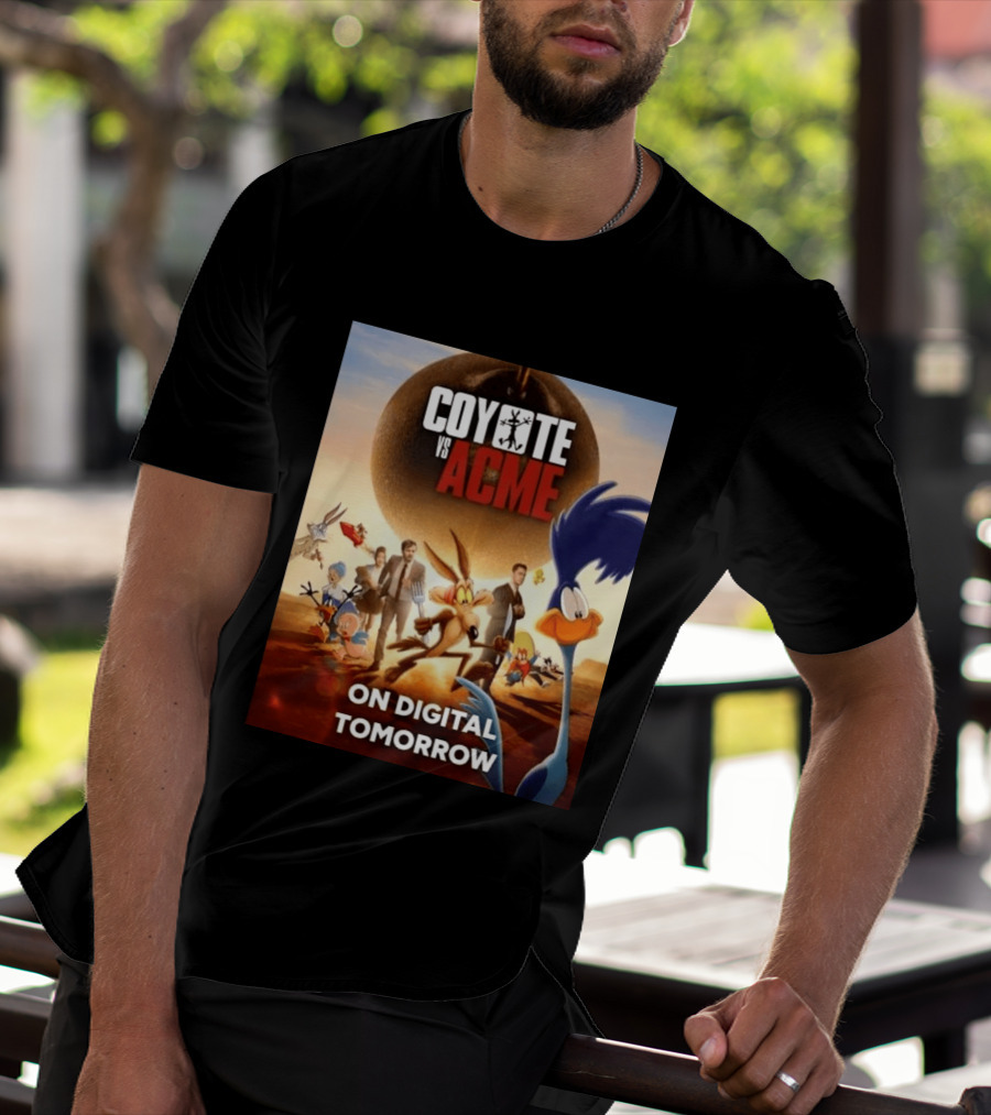 Coyote Vs Acme Digital Release Featuring Iconic Looney Tunes Characters T-Shirt
