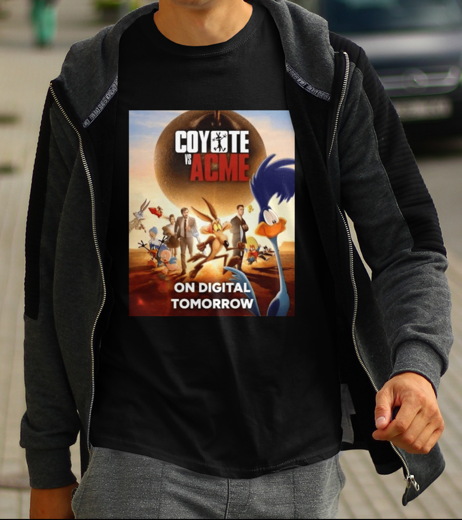 Coyote Vs Acme Digital Release Featuring Iconic Looney Tunes Characters T-Shirt