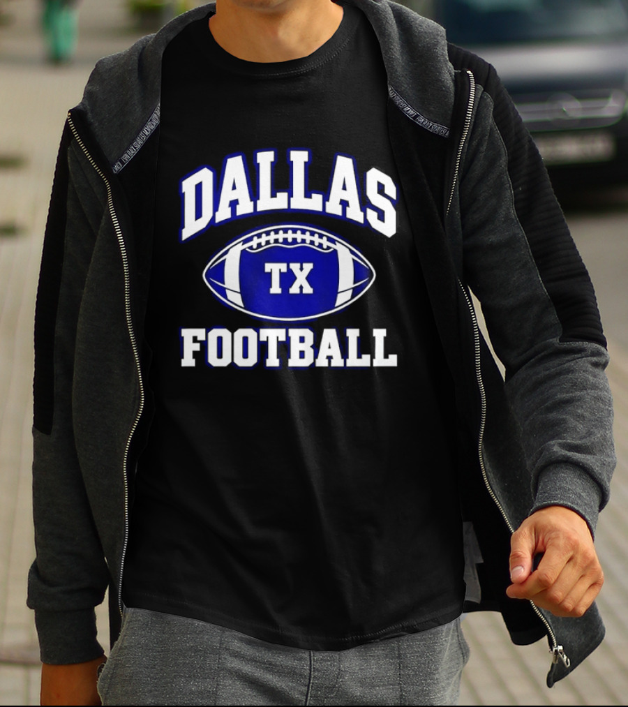 Dallas TX Football Texas Football F Dallas Texas Football T-Shirt
